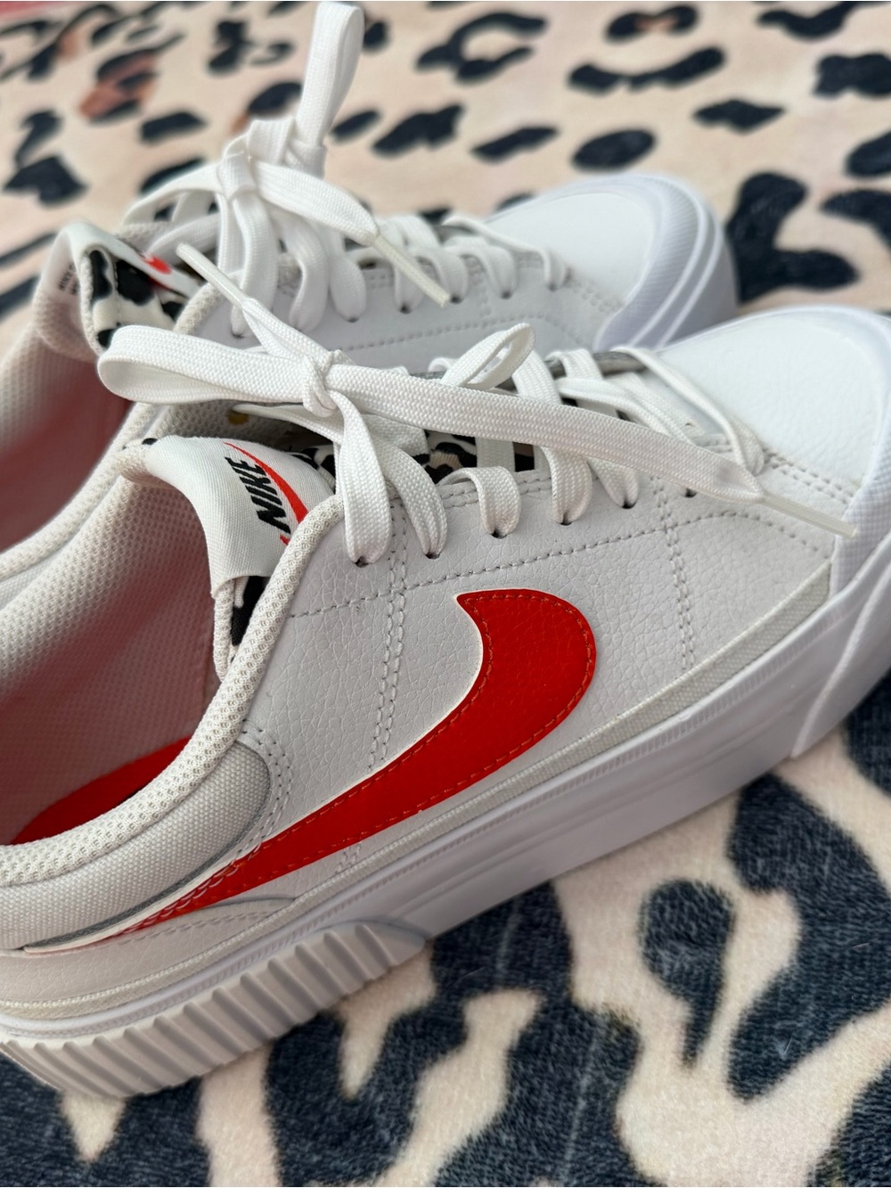 Nike Legacy Lift White Leopard